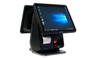 All-in-one Full POS System with HD Customer display, Scanner & Printer.