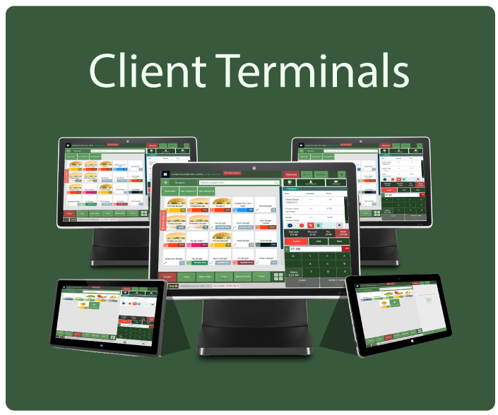 EPOS Client Terminals connects with Ebmbook Server Terminal